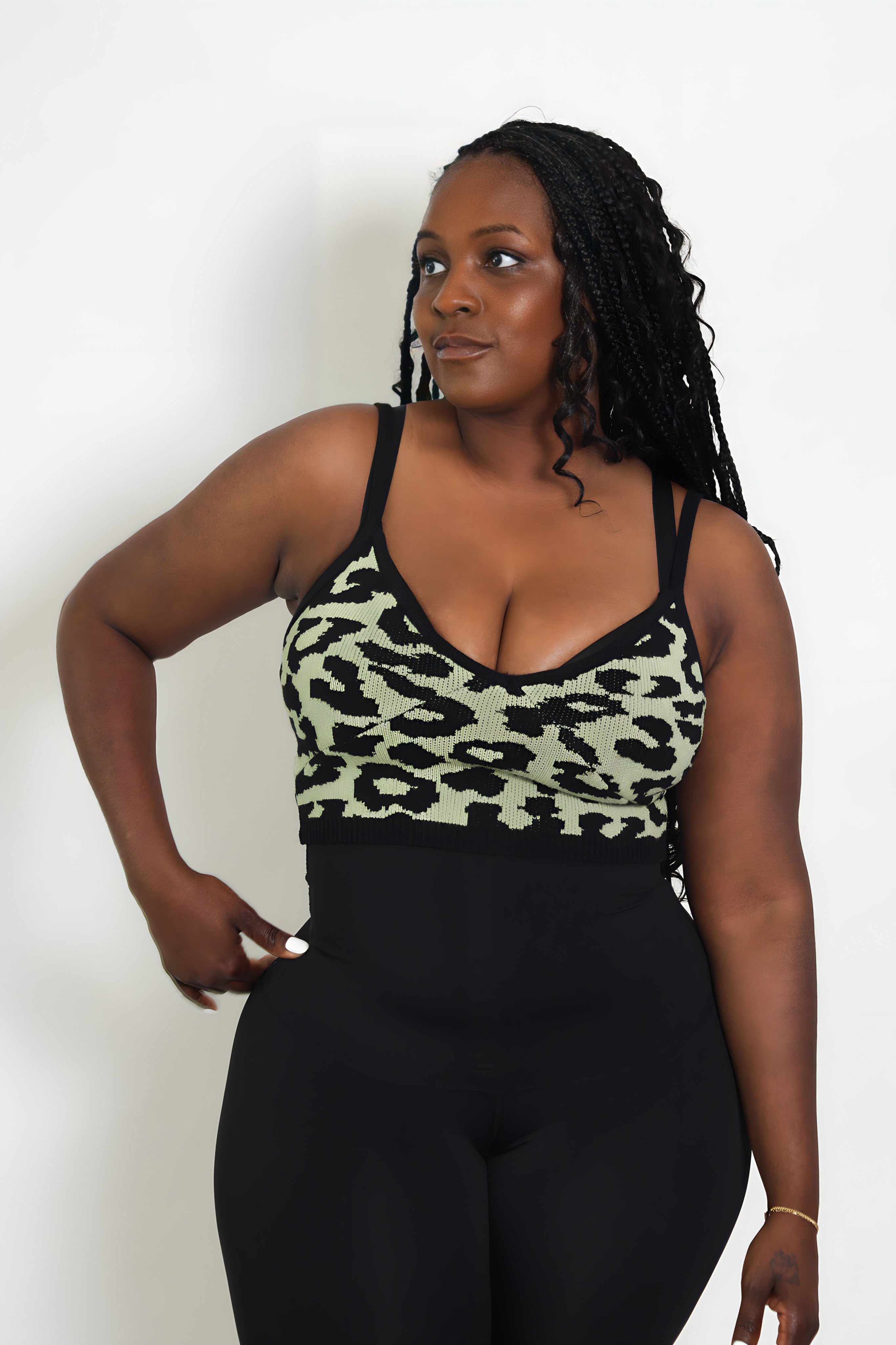 Purr Leopard Print Top