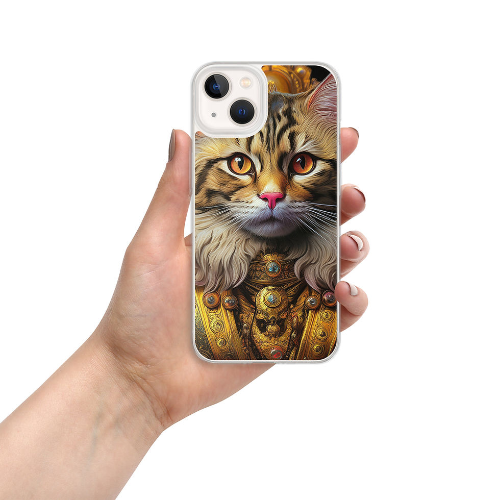 Thumbnail: Cat the Ruler Clear Case for iPhone®