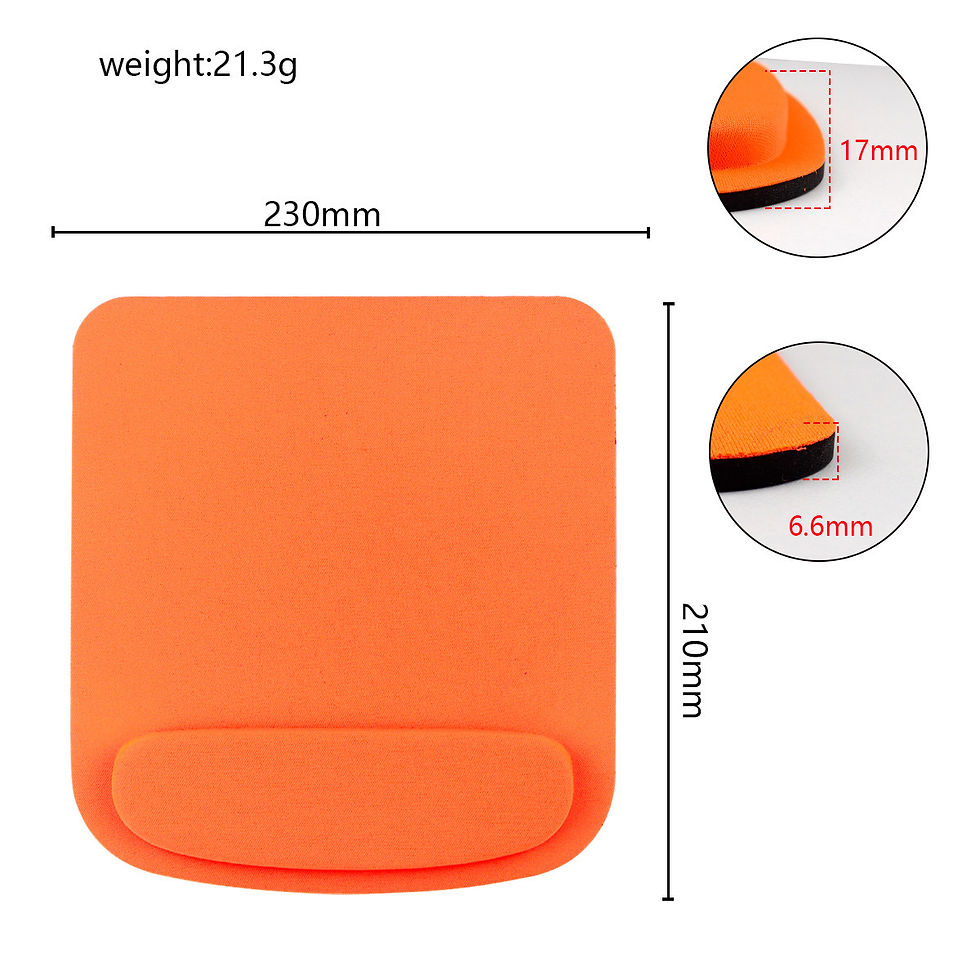 Thumbnail: Computer Game Mouse Pad Environmental Eva Ergonomic Mousepad Wrist Pad Solid Col