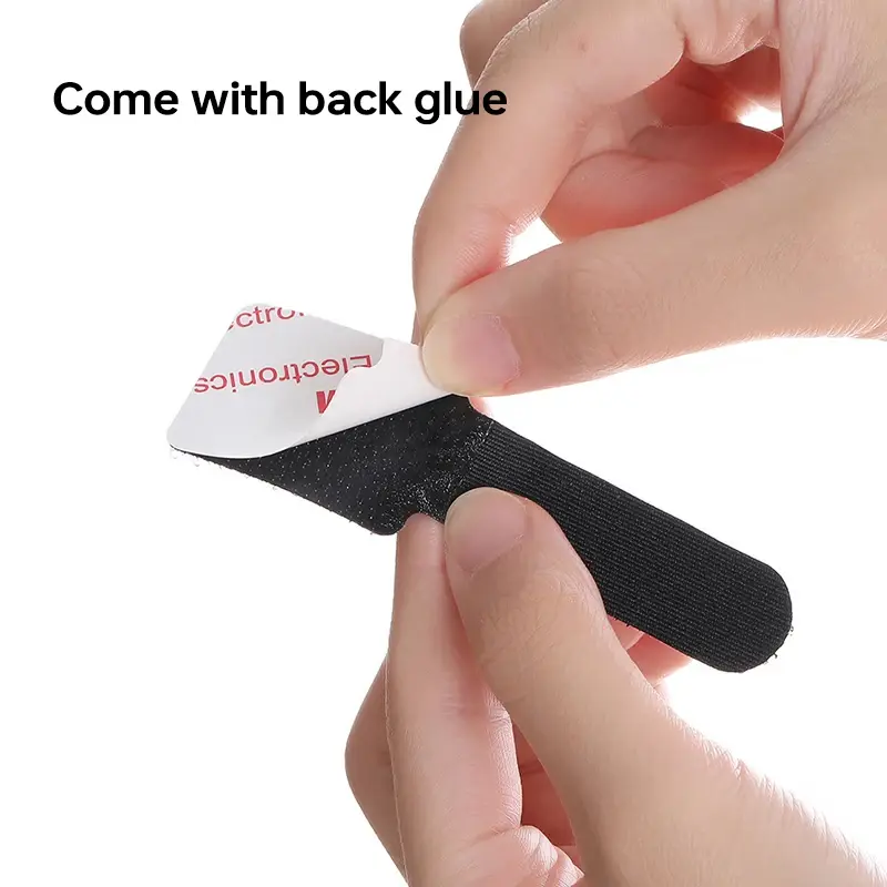 Thumbnail: Reusable Cable Ties Fastening Wire Organizer Cord Rope Holder Self Adhesive Adju