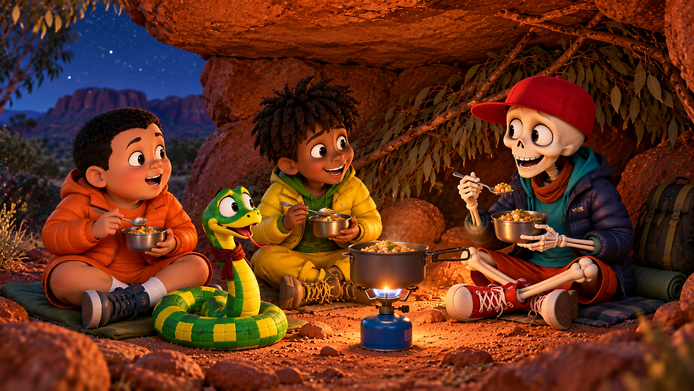 Thumbnail: Friends in the cave