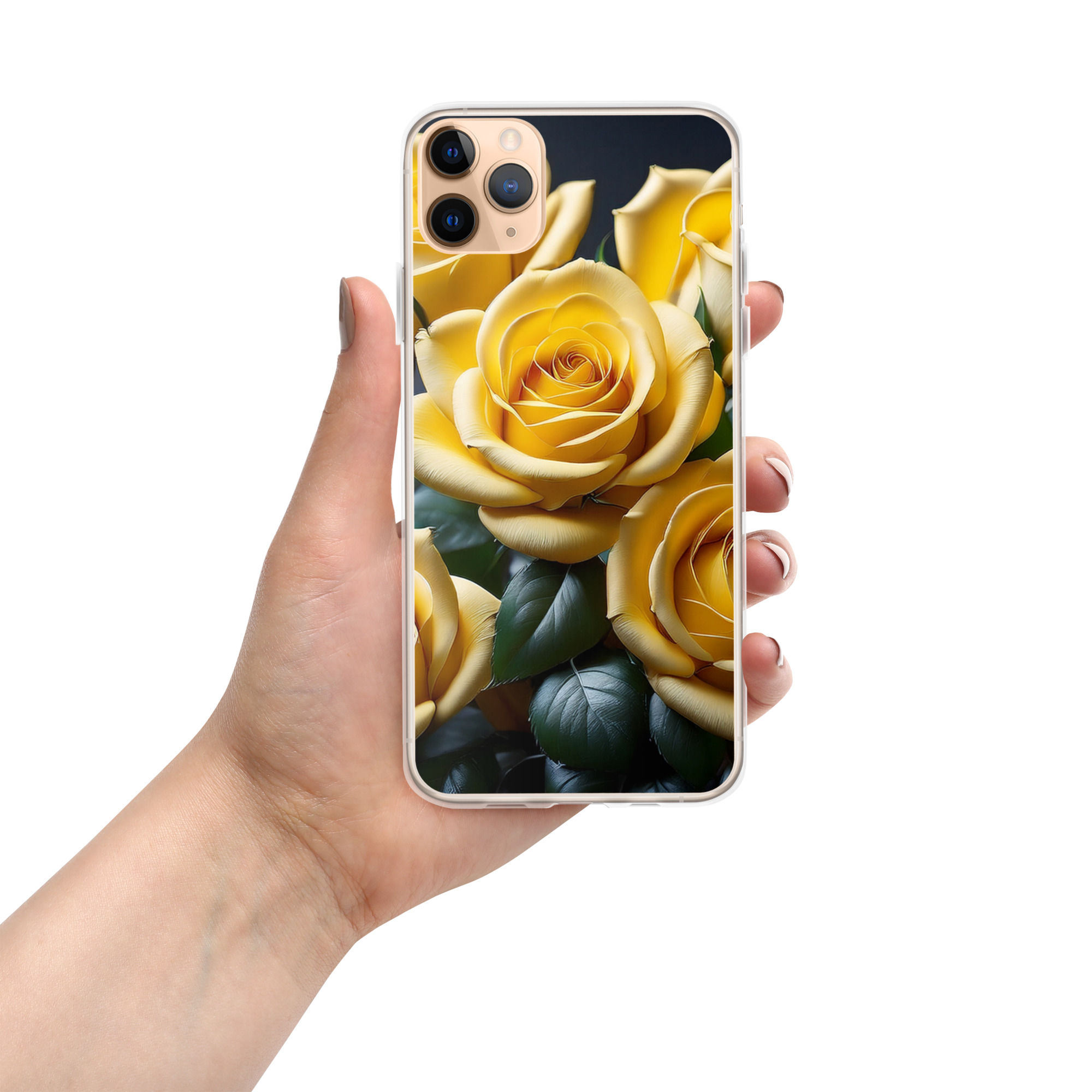 Yellow Roses Clear Case for iPhone®