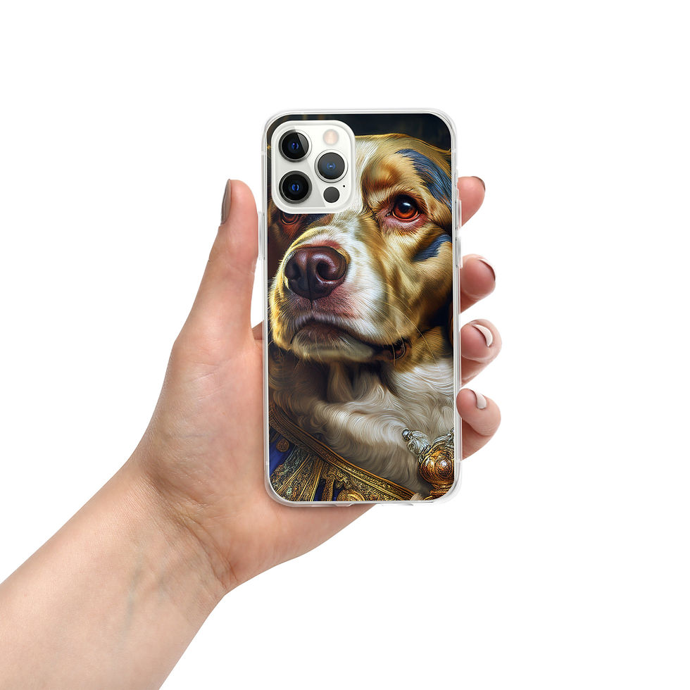 Thumbnail: Dog king Clear Case for iPhone®