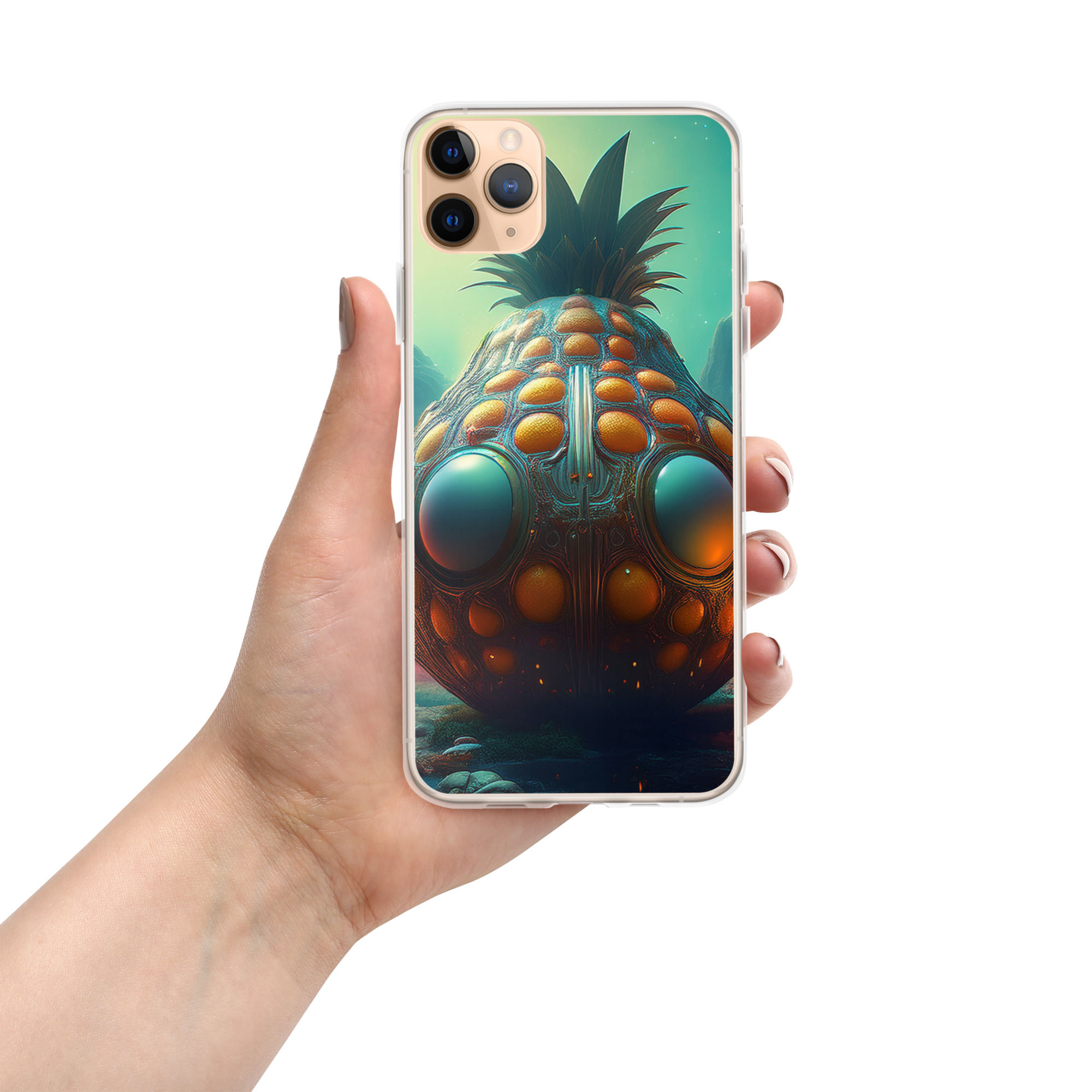 Dystopian Fruit 1 Clear Case for iPhone®
