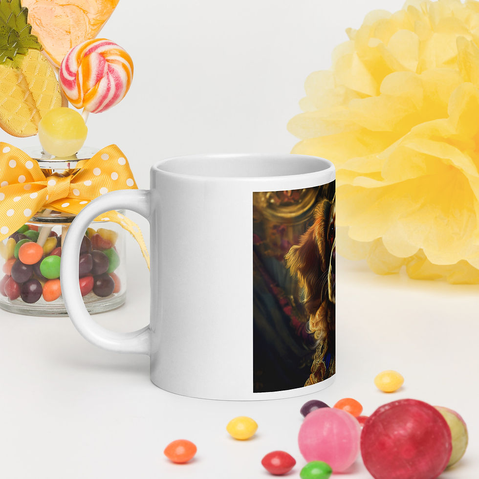 Thumbnail: Dog lover White glossy mug