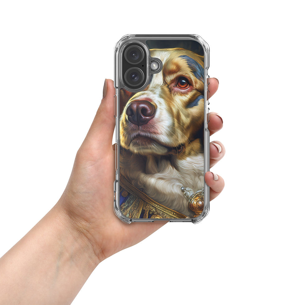 Thumbnail: Dog king Clear Case for iPhone®