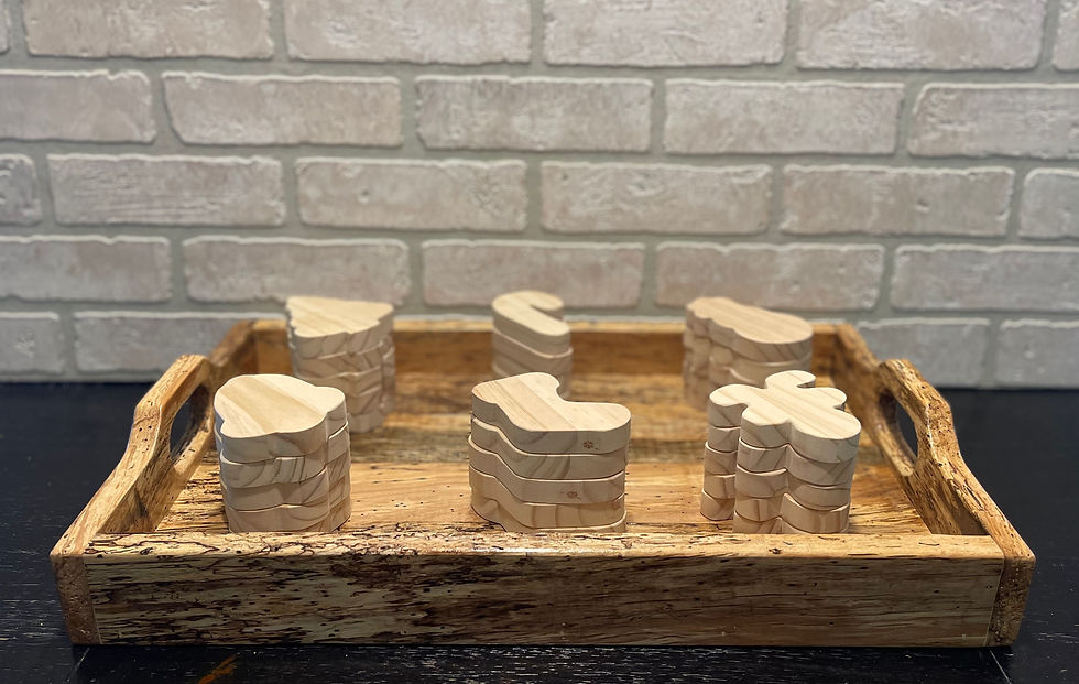 Thumbnail: Unfinished Pine Ornaments