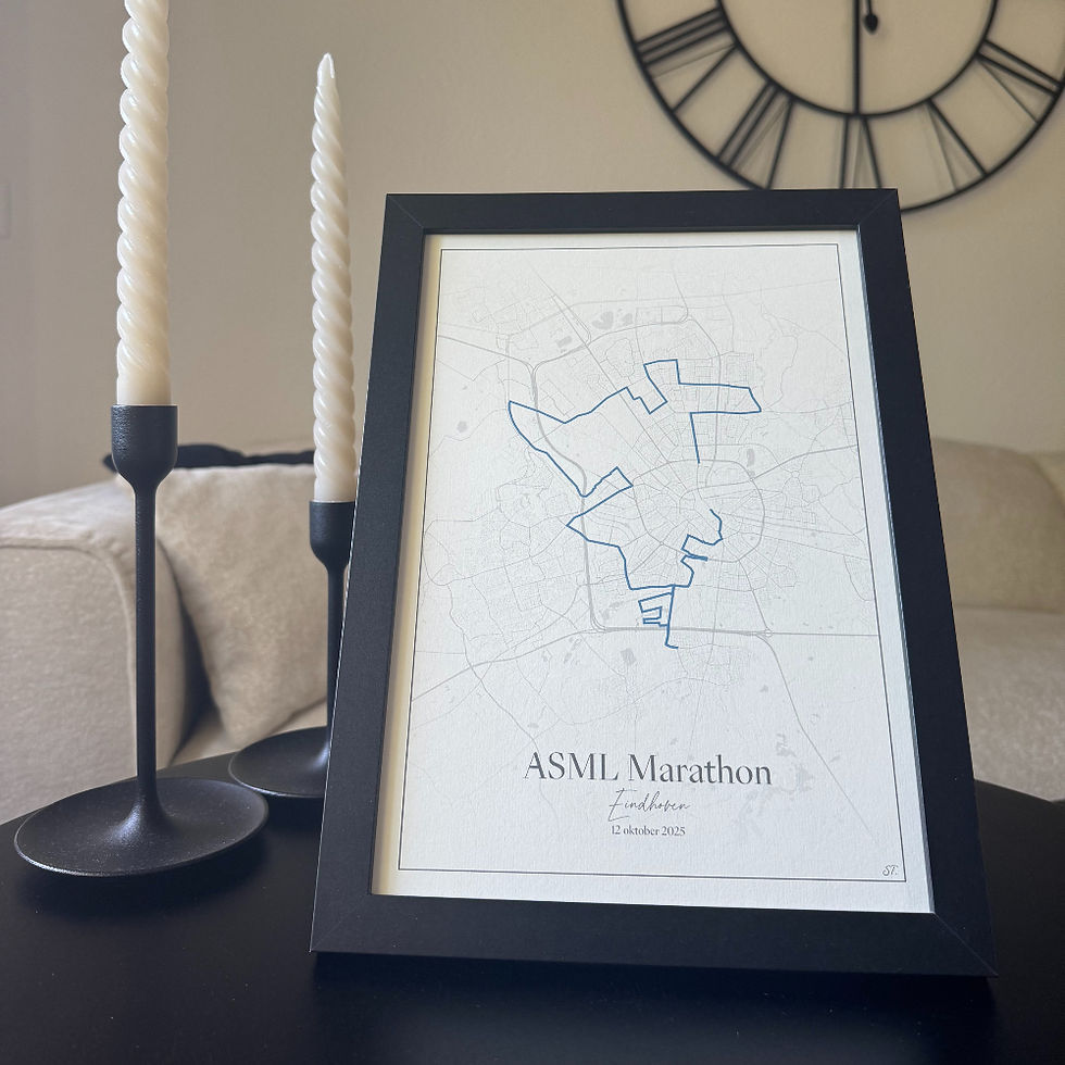 Thumbnail: Poster ASML Marathon Eindhoven 2025 wit