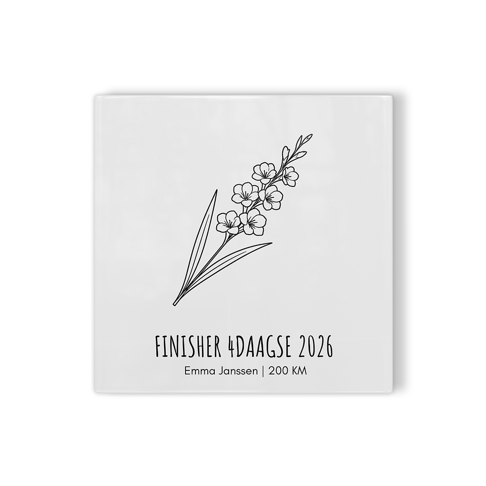 Thumbnail: Tegeltje 4Daagse Nijmegen 2026 Finisher 200 km – Vierdaagse | Cadeau