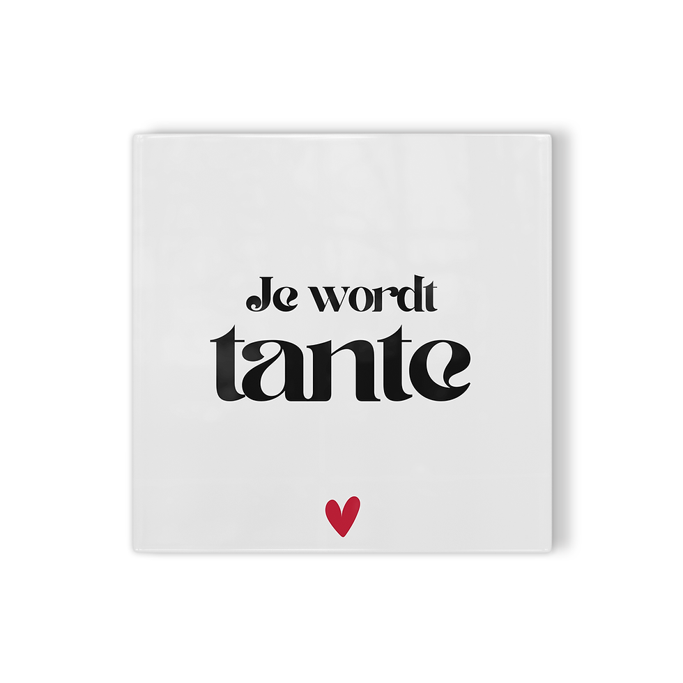 Thumbnail: Tegeltje Je wordt tante