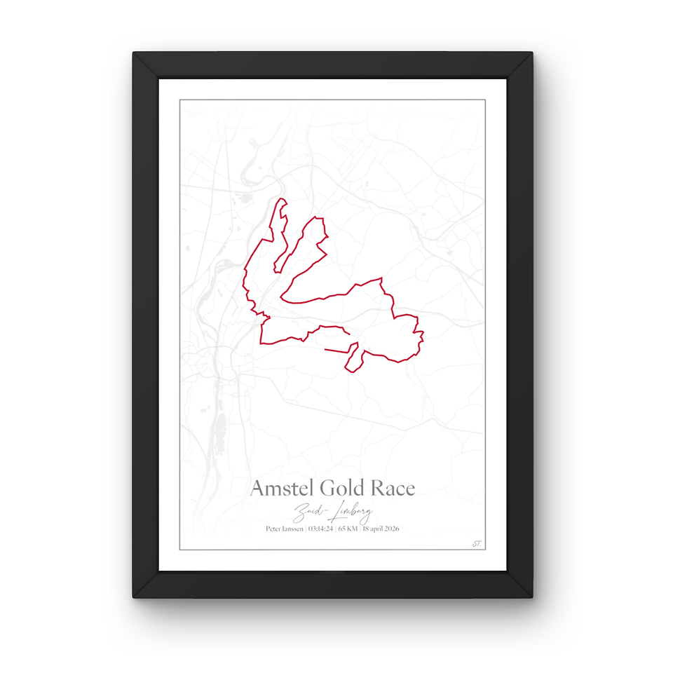 Thumbnail: Poster Amstel Gold Race 2026 - 65 KM wit