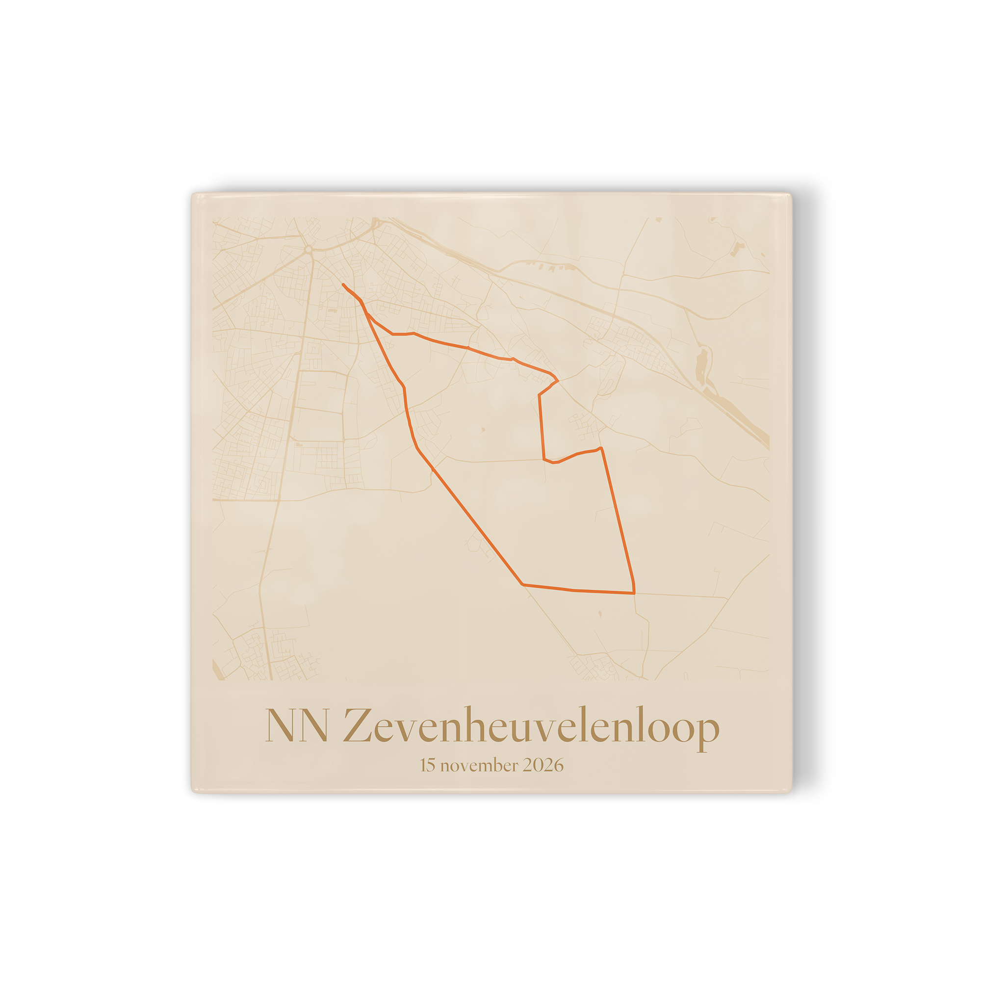 Tegeltje Zevenheuvelenloop 2026 oranje