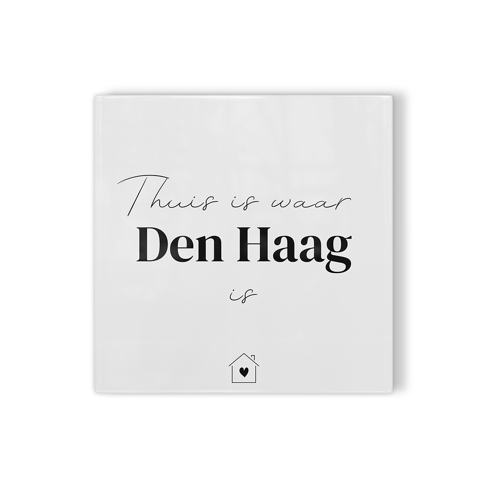 Tegeltje Thuis is waar Den Haag is
