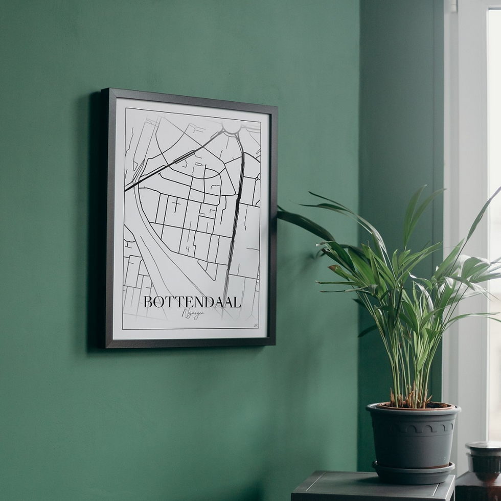 Thumbnail: Poster Bottendaal wit