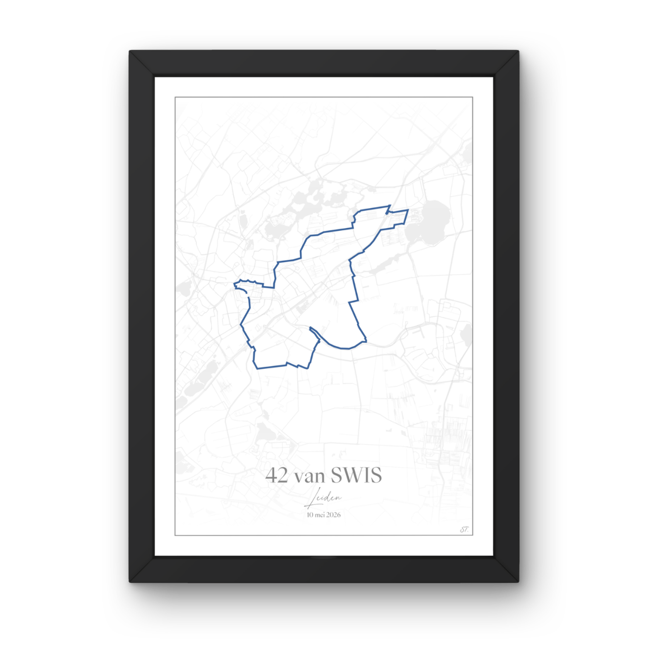 Poster Leiden Marathon 2026 wit