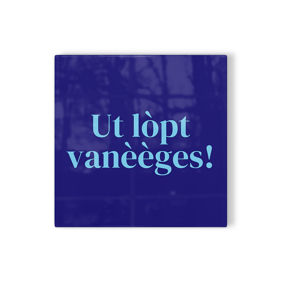 Thumbnail: Ut lopt vaneeges tegeltje