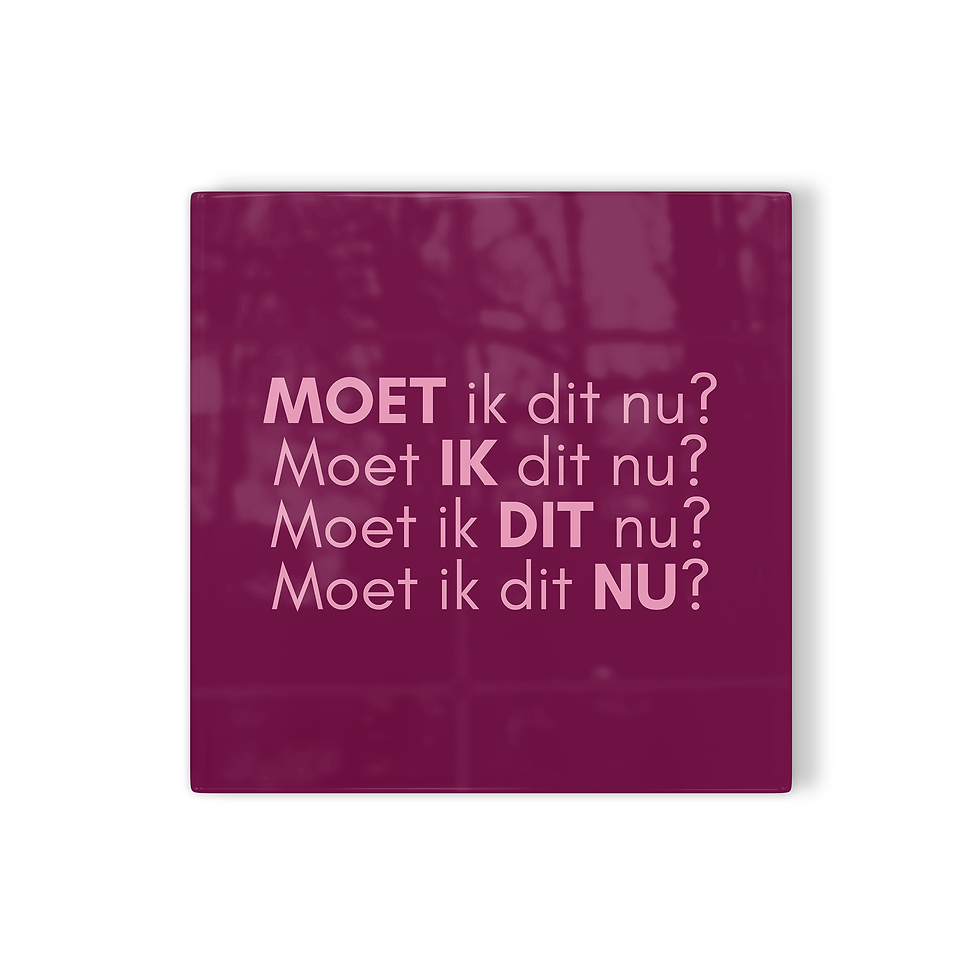Thumbnail: Tegeltje Moet ik dit nu?