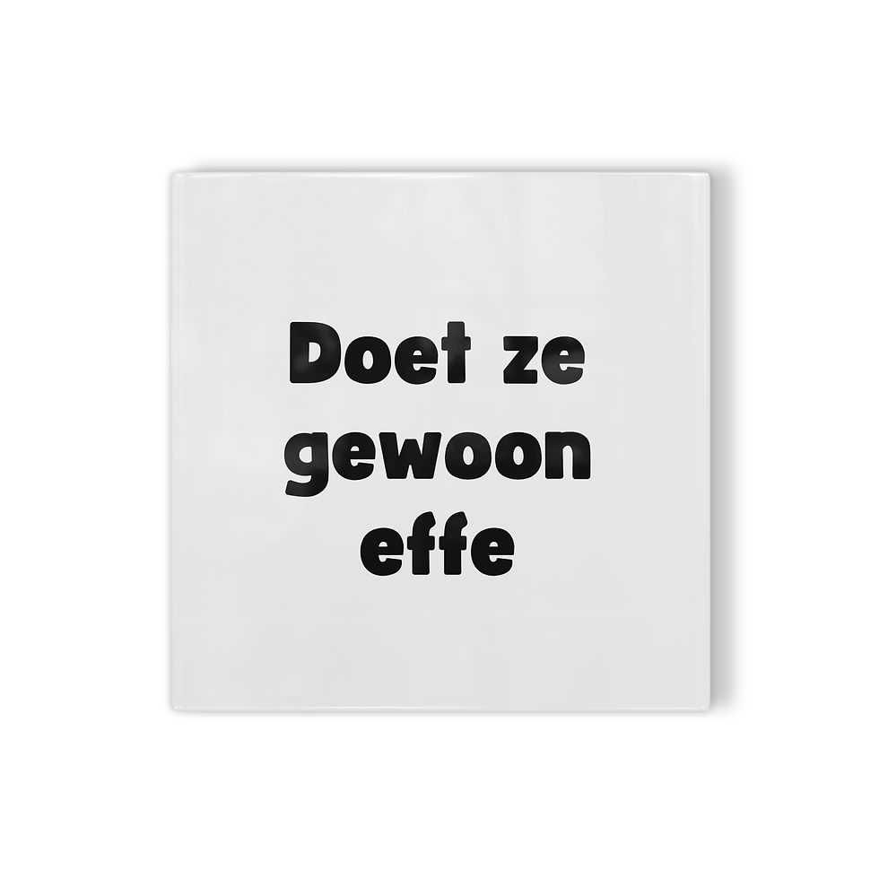 Thumbnail: Tegeltje Doet ze gewoon effe