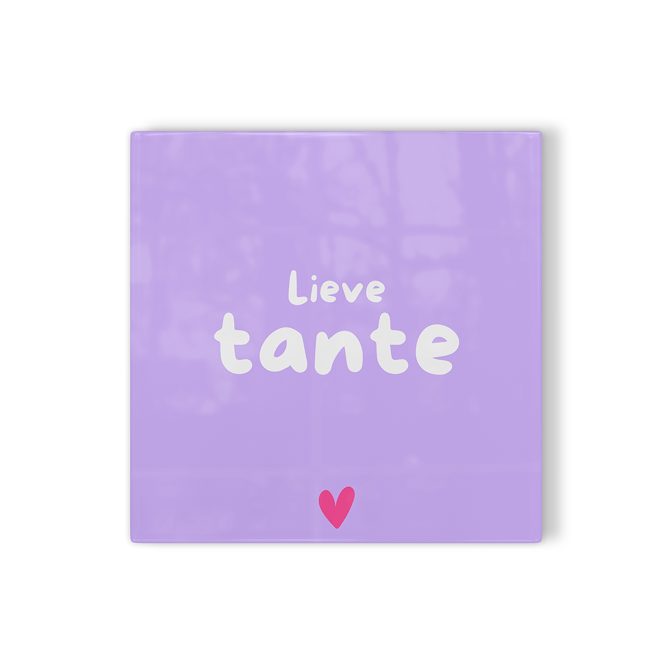 Tegeltje Lieve tante