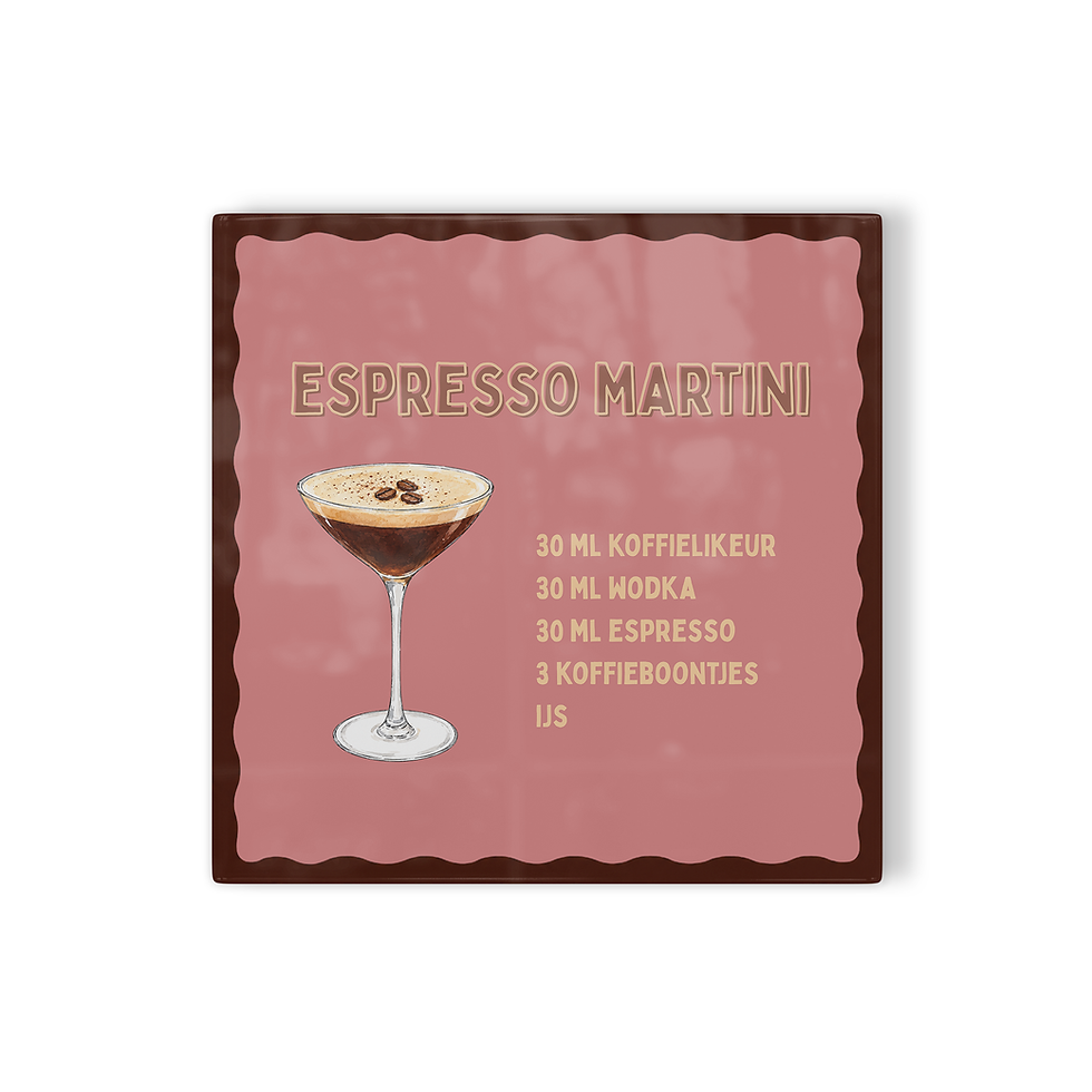 Tegeltje Espresso Martini