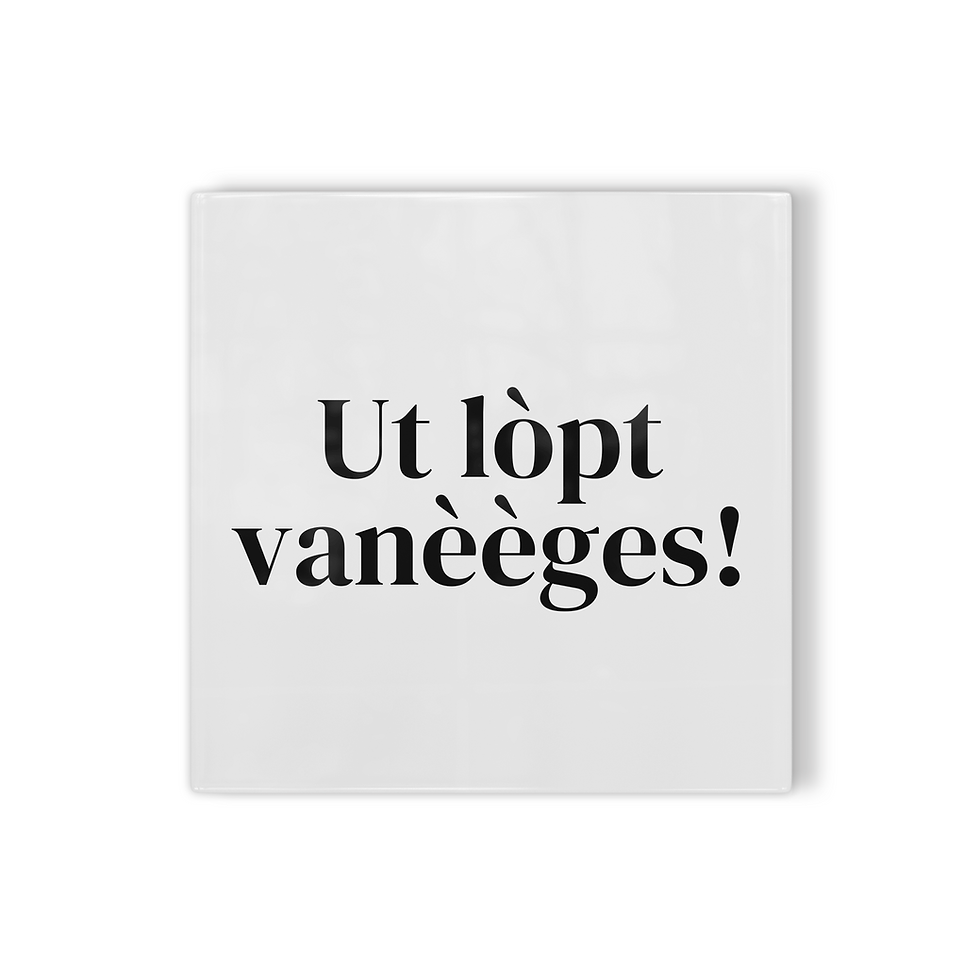 Thumbnail: Ut lopt vaneeges tegeltje
