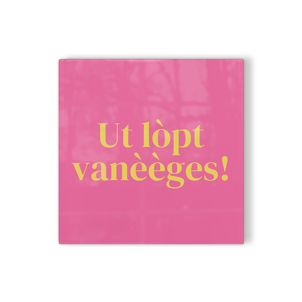 Thumbnail: Ut lopt vaneeges tegeltje