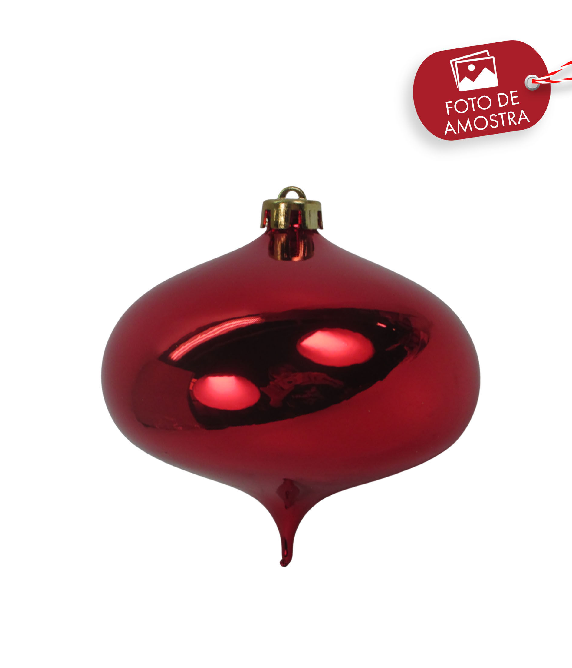 PINGENTE PEAO 15CM VERMELHO