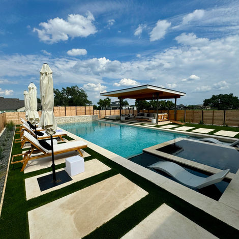 Dripping Springs, Texas pool and cabana