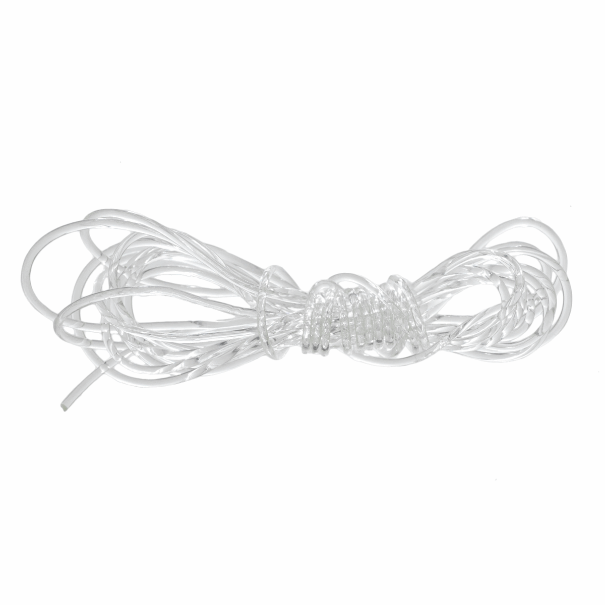 Elasticated Cord: 1.5m x 1mm: Crystal