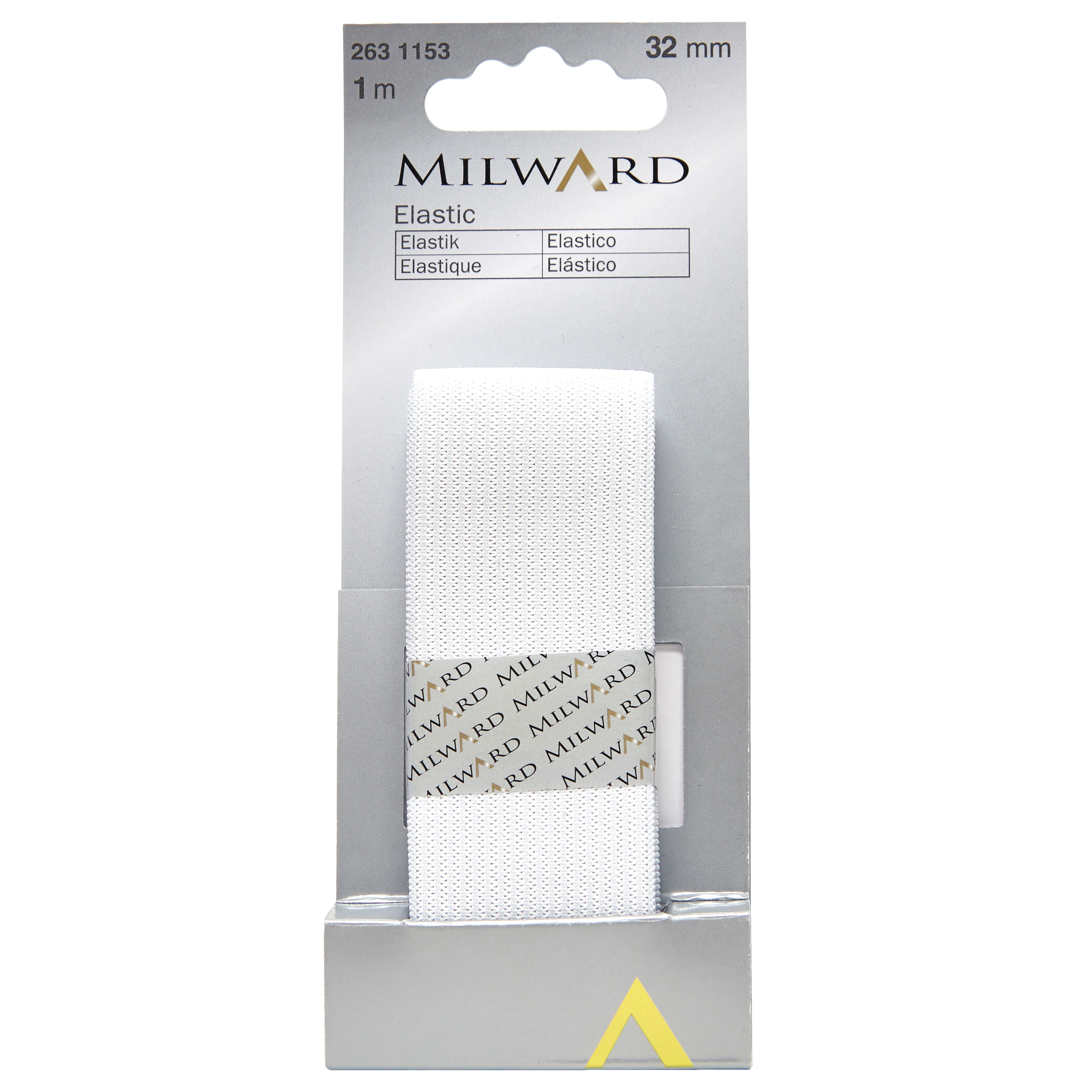 Elastic - 32mm x 1m - White