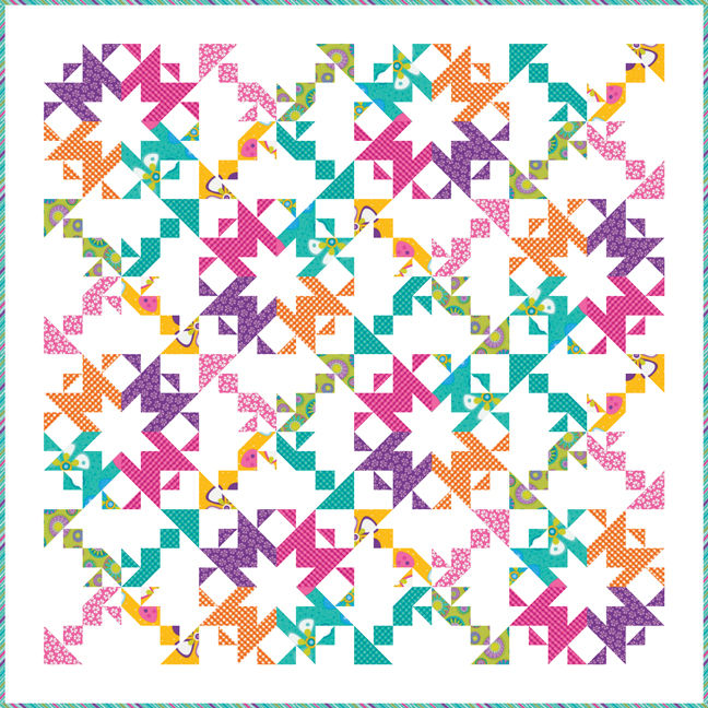 Thumbnail: Whirlwind Pattern featuring Petal Power by Me & My Sister