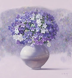 이규홍, 조금은 화려하게_ 도라지, 91x91cm(50), 2022.jpg