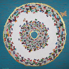 (작)시노달리타스-함께하는 여정 91.0×91.0 mixed media,24k gold 2024.jpg