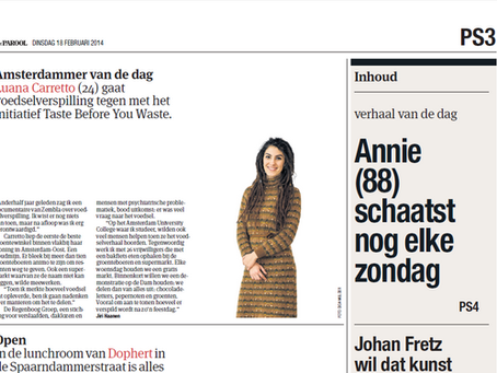 Het Parool: Amsterdammer Van De Dag: Luana Carretto