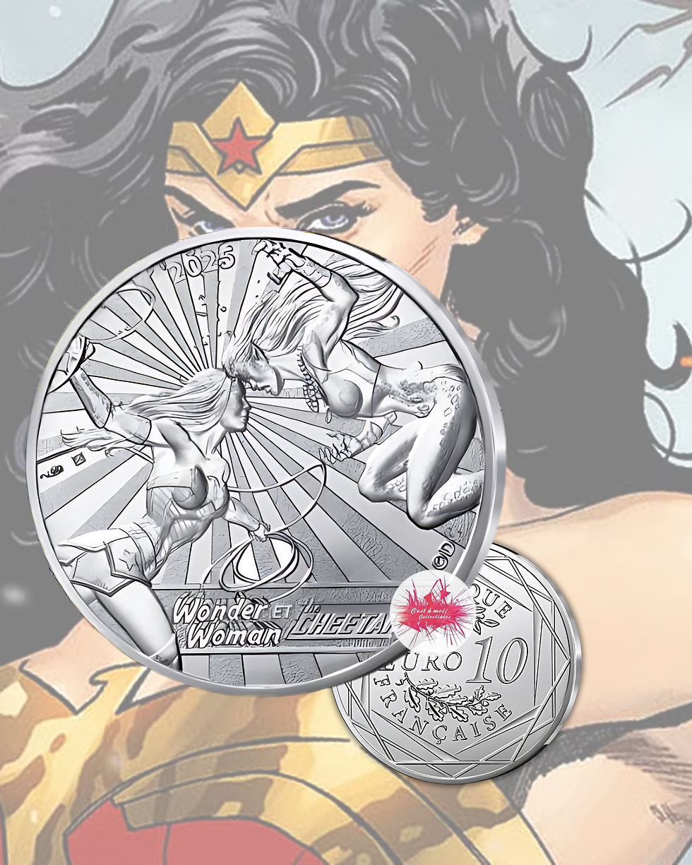 Thumbnail: France, 2025, 10 euro, Silver Coin , DC: Wonder Woman & Cheetah !