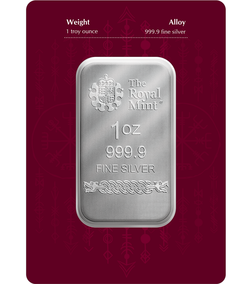 Thumbnail: Germani Mint, 2025, Loki, 1 Oz Silver Minted Bullion Bar, Ag999.9!