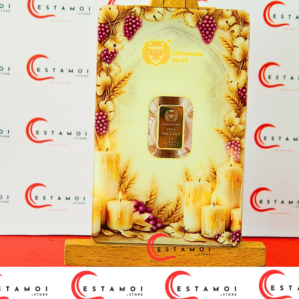 Thumbnail: Germania Mint, Gold Bar, 1G, 999.9 Gold, Special Occasion: Babtism(2)