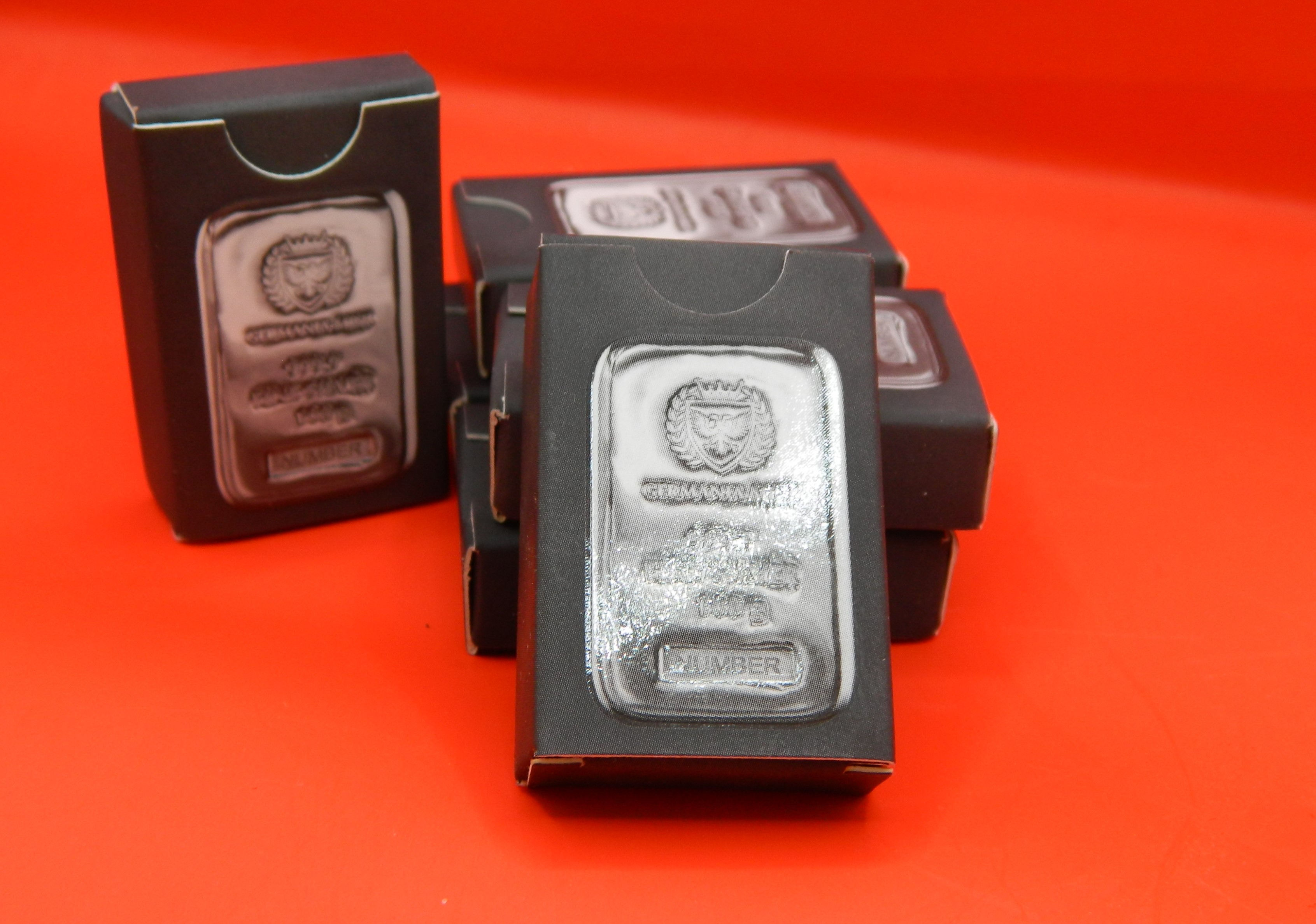 Gemrania Mint, 100 gr, 99.99% Silver Bar!