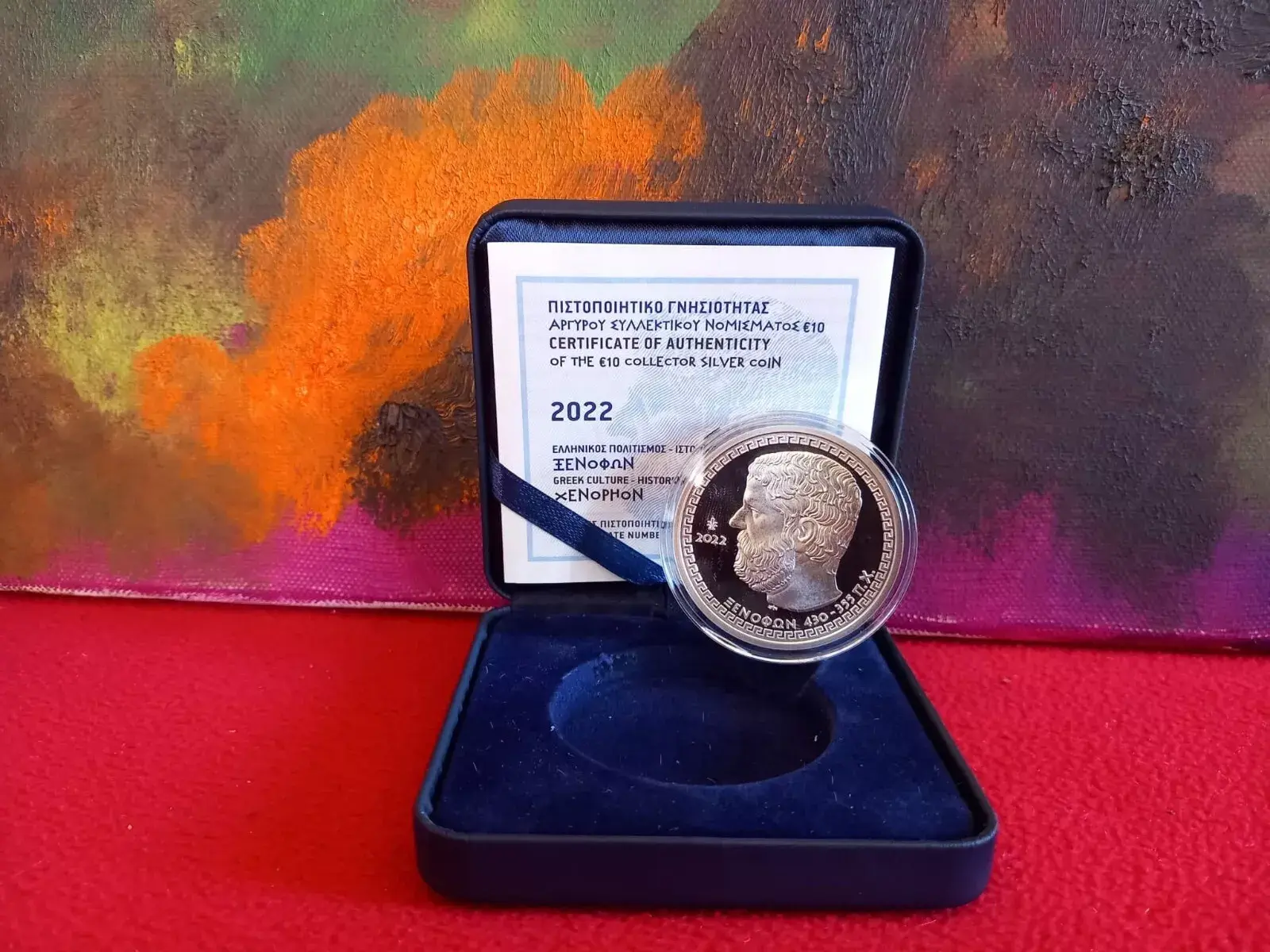 Greece, 2022, 10 Euro, Silver Coin, Xenophon