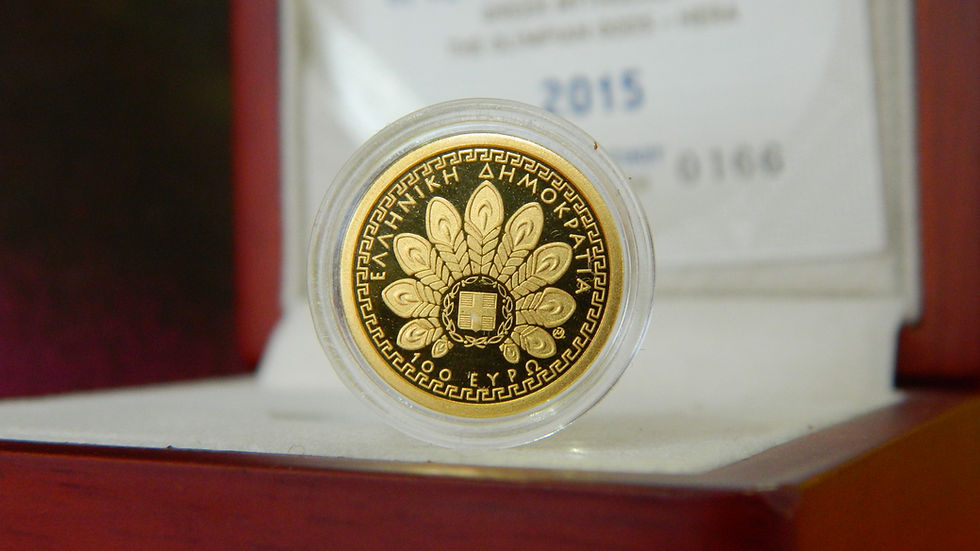 Greece, 2015, 100 Euro Coin, Gold Coin, Hera, Queen of the Gods, Proof