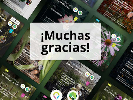 ¡Cerramos con gran éxito otro Ciclo de Webinars de Semana del Árbol!