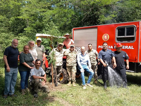 Plantación de 60 Timbóes en Campo de Mayo