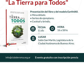 Invitación a evento: Declaración de Interés Legislativo de "La Tierra para Todos"