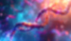 Leuchtende DNA-Helix