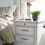 Thumbnail: Kanwyn Vintage White Queen Upholstered Bedroom Set