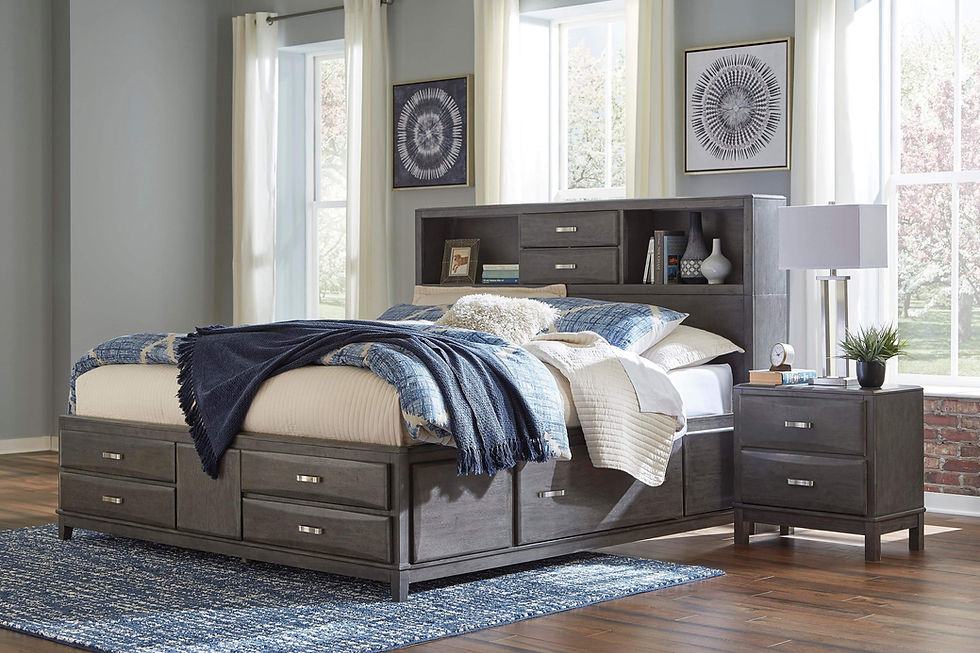Thumbnail: Caitbrook Queen Storage Bedroom Set