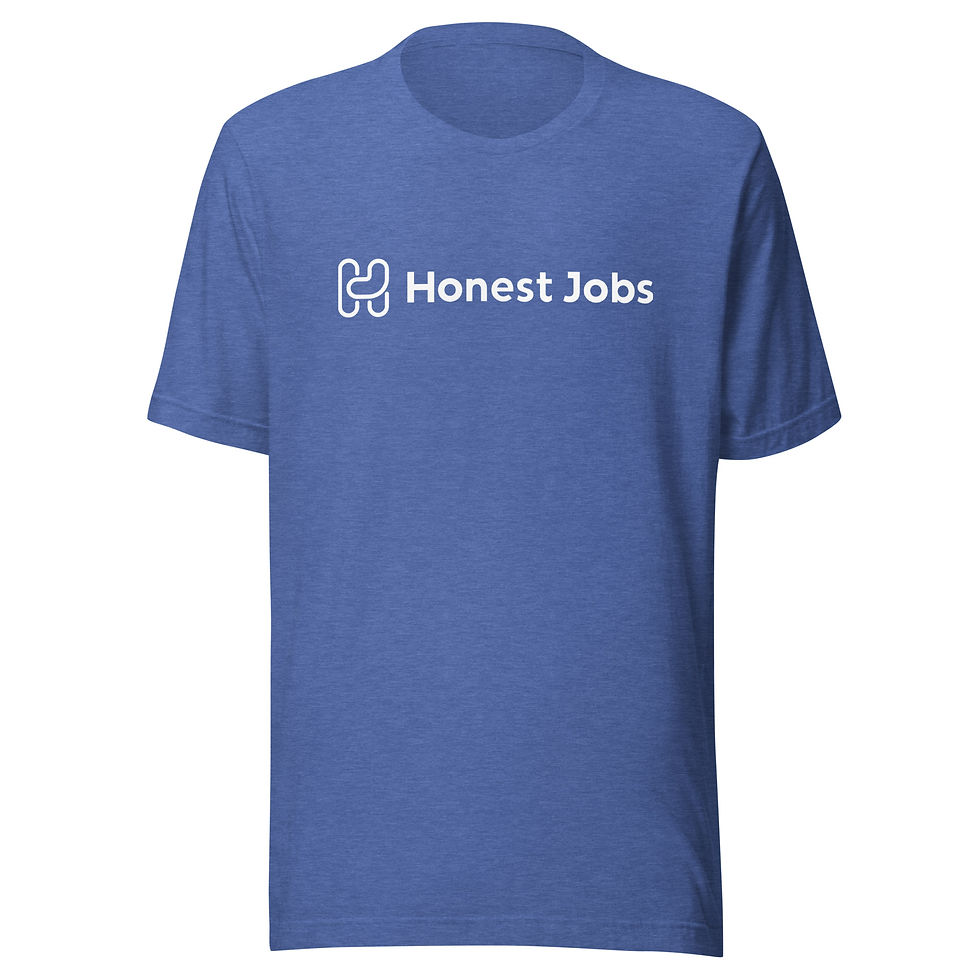 Thumbnail: Honest Jobs Unisex T-Shirt (White Logo)
