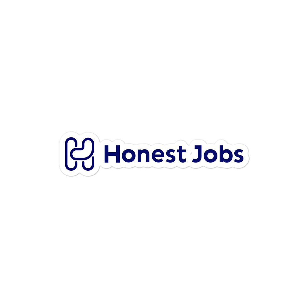 Thumbnail: Honest Jobs Sticker