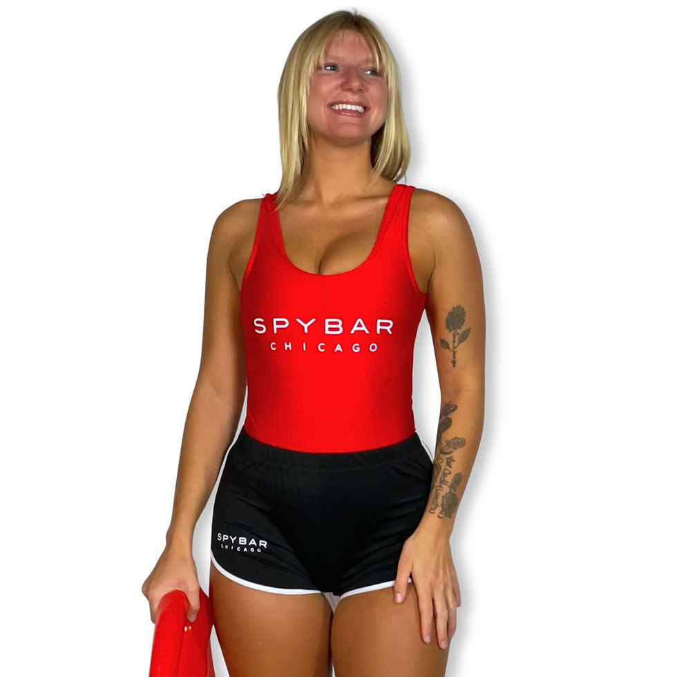 Thumbnail: Spybar Red One Piece Swim Suit