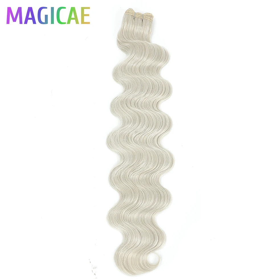 Thumbnail: 30Inch 200Grams Red Burgundy Blonde White 613# Nature High Temperature Bio
